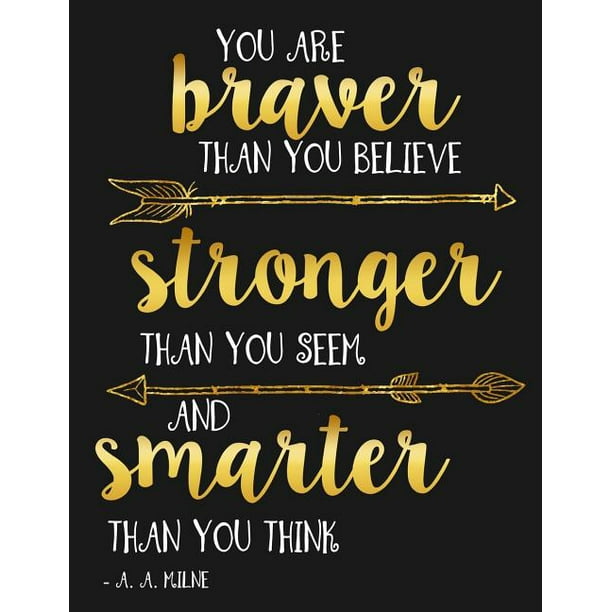 Stronger Than You Seem and Smarter Than You Think Beautiful Lavender Floral Sign Motivational Gift Plaque 10x5 Meijiafei You are Braver Than You Believe Stronger Than You Seem and Smarter Than You Think Beautiful Lavender Floral Sign Motivational Gift Plaque 10x5 Meijiafei You are Braver Than You Believe